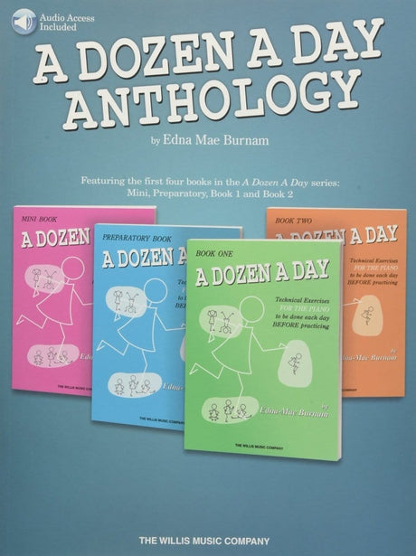 A Dozen A Day Anthology Piano Books Hal Leonard - RiverCity Rockstar Academy Music Store, Salem Keizer Oregon
