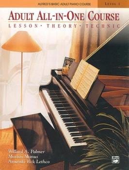 Alfred's Basic Adult All-in-One Course Book 1 Piano Books Harris Teller - RiverCity Rockstar Academy Music Store, Salem Keizer Oregon