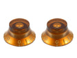 Allparts Amber Bell Knobs, Set of 2 Service Parts All Parts - RiverCity Rockstar Academy Music Store, Salem Keizer Oregon