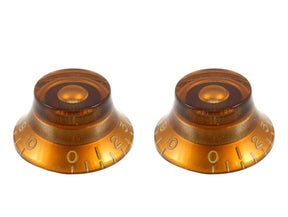 Allparts Amber Bell Knobs, Set of 2 Service Parts All Parts - RiverCity Rockstar Academy Music Store, Salem Keizer Oregon