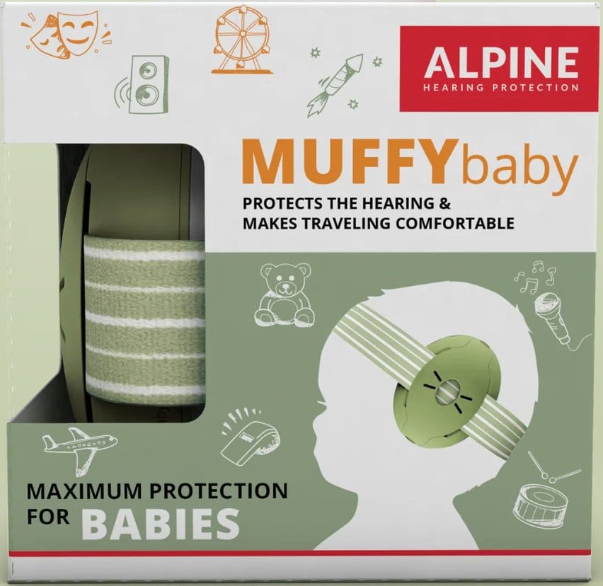 Alpine Baby Muffy Green Ear Protection Hal Leonard - RiverCity Rockstar Academy Music Store, Salem Keizer Oregon