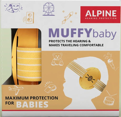 Alpine Baby Muffy Yellow Ear Protection Hal Leonard - RiverCity Rockstar Academy Music Store, Salem Keizer Oregon