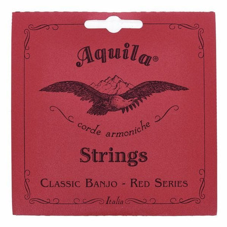 Aquila 5-String Banjo Set Red Series Normal Tension Banjo-Mandolin-Folk Strings Harris Teller - RiverCity Rockstar Academy Music Store, Salem Keizer Oregon