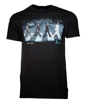 Beatles Abbey Stride Men's Black T-Shirt Apparel Rockline - RiverCity Rockstar Academy Music Store, Salem Keizer Oregon
