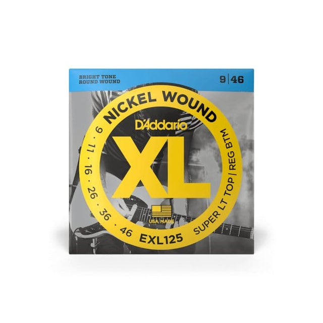 D'addario EXL125 (9-46) Nickel Wound Electric Guitar Strings Electric Guitar Strings D'Addario - RiverCity Rockstar Academy Music Store, Salem Keizer Oregon