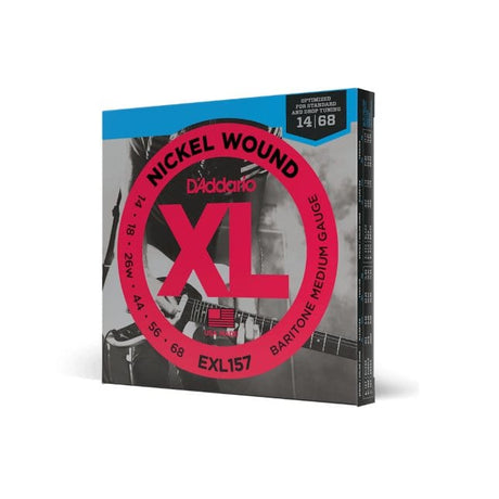 D'Addario EXL157 (14-68) Baritone Electric Guitar Set Electric Guitar Strings D'Addario - RiverCity Rockstar Academy Music Store, Salem Keizer Oregon