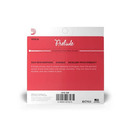 D'Addario Prelude Viola String Set - 14-15 inches Viola Strings D'Addario - RiverCity Rockstar Academy Music Store, Salem Keizer Oregon