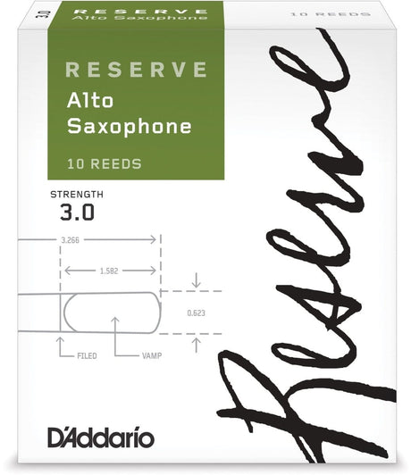 D'Addario Reserve ASX Single Saxophone Reed 3.0 Brass/Woodwind Accesories D'Addario - RiverCity Rockstar Academy Music Store, Salem Keizer Oregon