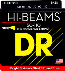 DR Hi-Beam (50-110) Stainless Steel Bass Strings Bass Strings DR Strings - RiverCity Rockstar Academy Music Store, Salem Keizer Oregon