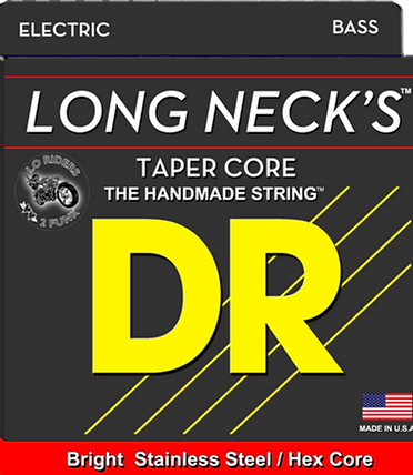 DR Long Necks (30-125) 6-String Stainless Steel Bass Set Bass Strings DR Strings - RiverCity Rockstar Academy Music Store, Salem Keizer Oregon