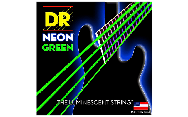 DR Neon Green 45-105  K3 Coated 4-String Bass Strings Bass Strings DR Strings - RiverCity Rockstar Academy Music Store, Salem Keizer Oregon
