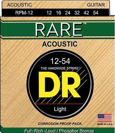 DR Rare (12-54) Phosphor Bronze Acoustic Guitar Strings Acoustic Guitar Strings DR Strings - RiverCity Rockstar Academy Music Store, Salem Keizer Oregon