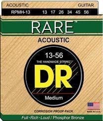 DR Rare (13-56) Phosphor Bronze Acoustic Guitar Strings Acoustic Guitar Strings DR Strings - RiverCity Rockstar Academy Music Store, Salem Keizer Oregon