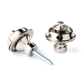 Dunlop Dual Design Nickel Straplok Guitar/Bass Accessories Dunlop - RiverCity Rockstar Academy Music Store, Salem Keizer Oregon