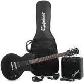 Epiphone Les Paul Electric Guitar Player Pack 120V Ebony Electric Guitars Epiphone - RiverCity Rockstar Academy Music Store, Salem Keizer Oregon