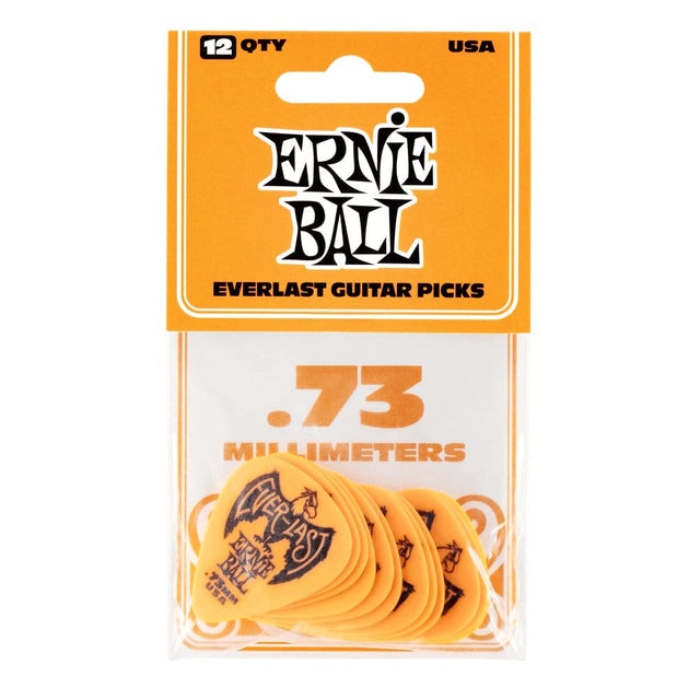 Ernie Ball .73mm Orange Everest Picks 12-pack Picks Ernie Ball - RiverCity Rockstar Academy Music Store, Salem Keizer Oregon