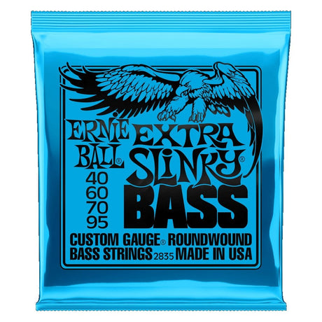 Ernie Ball Bass (40-95) Extra Slinky Nickel Wound Bass Strings Bass Strings Ernie Ball - RiverCity Rockstar Academy Music Store, Salem Keizer Oregon