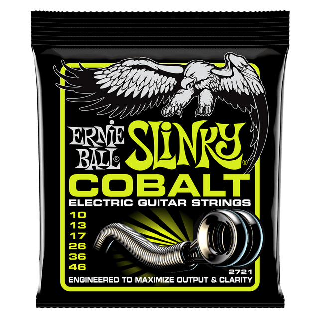 Ernie Ball Cobalt (10-46) Regular Slinky Electric Guitar Strings Electric Guitar Strings Ernie Ball - RiverCity Rockstar Academy Music Store, Salem Keizer Oregon