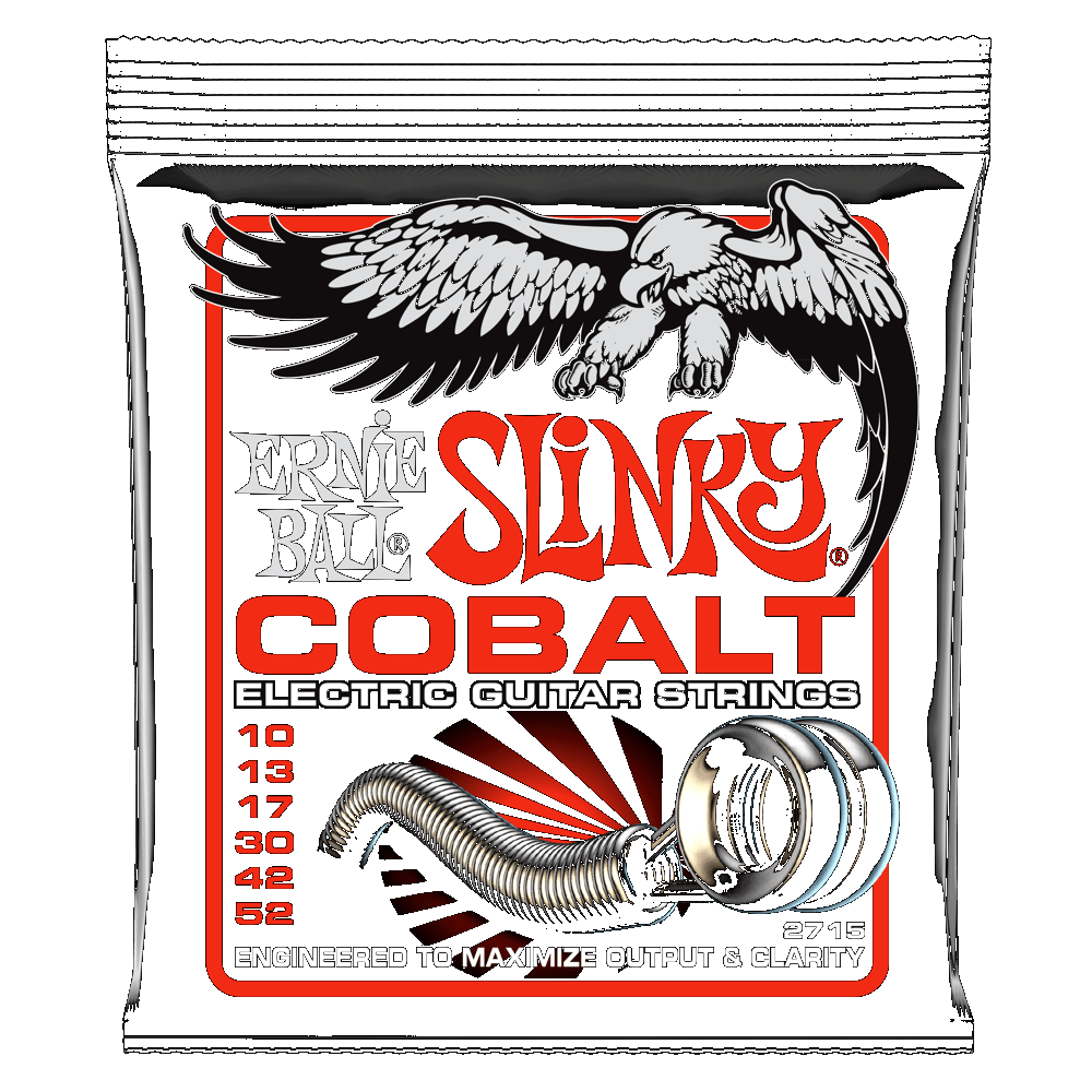 Ernie Ball Cobalt (10-52) STHB Slinky Electric Guitar Strings Electric Guitar Strings Ernie Ball - RiverCity Rockstar Academy Music Store, Salem Keizer Oregon
