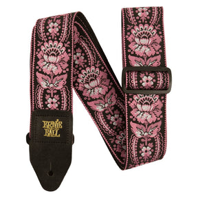 Ernie Ball Pink Orleans Jacquard Guitar Strap Straps Ernie Ball - RiverCity Rockstar Academy Music Store, Salem Keizer Oregon