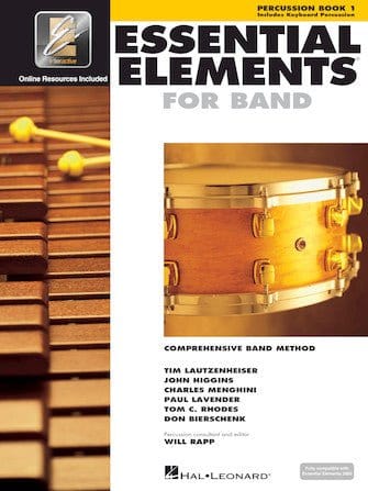 ESSENTIAL ELEMENTS FOR BAND – PERCUSSION/KEYBOARD PERCUSSION BOOK 1 WITH EEI Band Method Books Hal Leonard - RiverCity Rockstar Academy Music Store, Salem Keizer Oregon