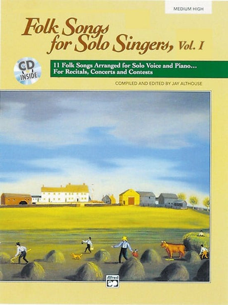Folk Songs for Solo Singers, Vol. 1 Vocal Books Alfred - RiverCity Rockstar Academy Music Store, Salem Keizer Oregon