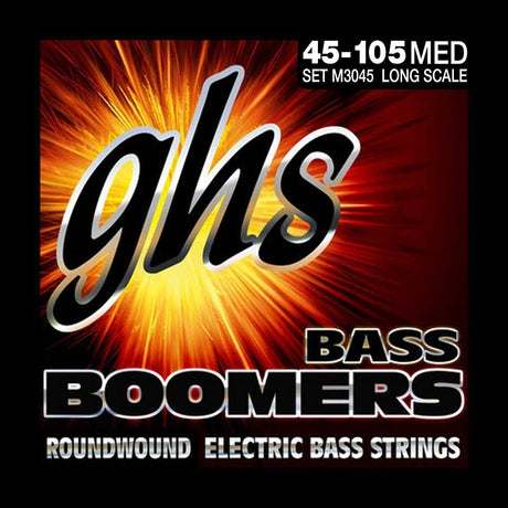 GHS Bass Boomers (45-105) Nickel Wound Bass Strings Bass Strings GHS Strings - RiverCity Rockstar Academy Music Store, Salem Keizer Oregon