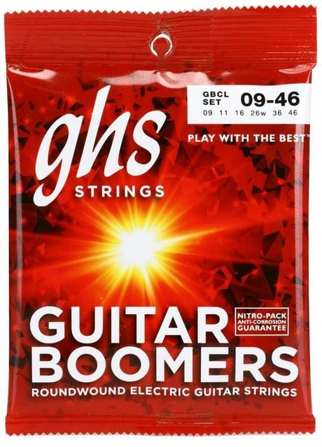 GHS Boomers (09-46) Nickel Wound Electric Guitar Strings Electric Guitar Strings GHS Strings - RiverCity Rockstar Academy Music Store, Salem Keizer Oregon