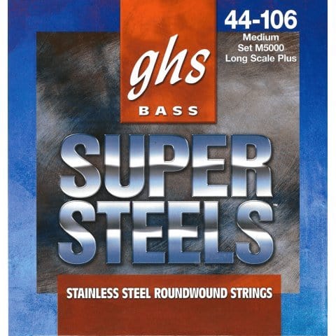 GHS Super Steels (44-106) Bass Strings Bass Strings GHS Strings - RiverCity Rockstar Academy Music Store, Salem Keizer Oregon