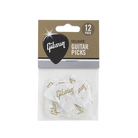 Gibson Thin Pearloid Picks 12Pack Picks Gibson - RiverCity Rockstar Academy Music Store, Salem Keizer Oregon