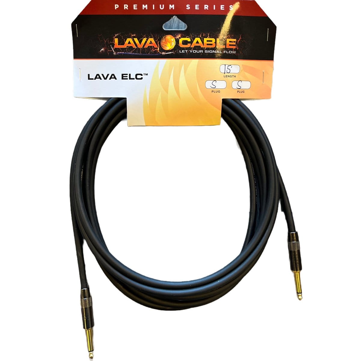 LAVA ELC Instrument Cable 15' 1/4-1/4 Cables Lava Cable - RiverCity Rockstar Academy Music Store, Salem Keizer Oregon