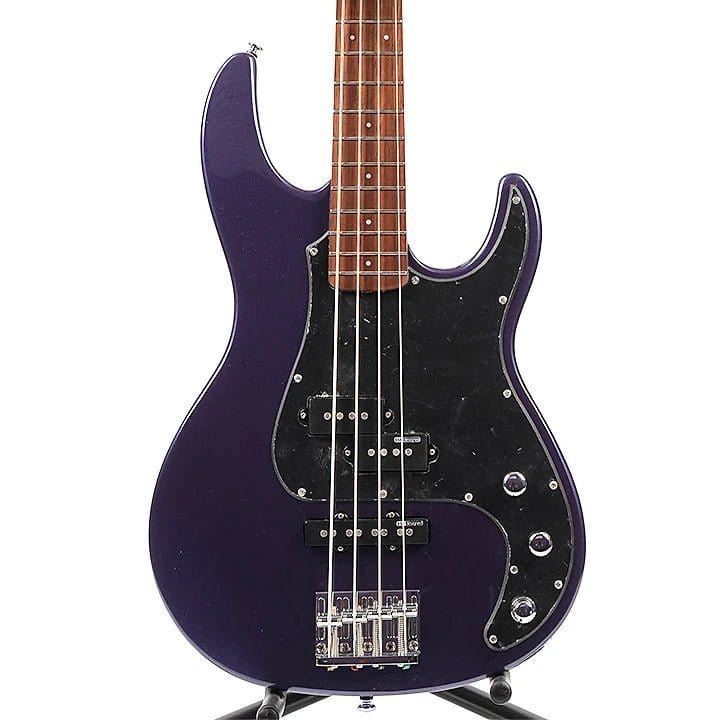 LTD AP204 Electric Bass Guitar Dark Metallic Purple Bass Guitars ESP - RiverCity Rockstar Academy Music Store, Salem Keizer Oregon