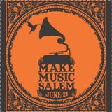 Make Music Day Salem 21st Phonograph T-Shirt Apparel RiverCity Music Store - RiverCity Rockstar Academy Music Store, Salem Keizer Oregon