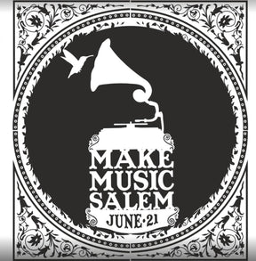 Make Music Day Salem Phonograph T-Shirt (POS) Apparel RiverCity Music Store - RiverCity Rockstar Academy Music Store, Salem Keizer Oregon