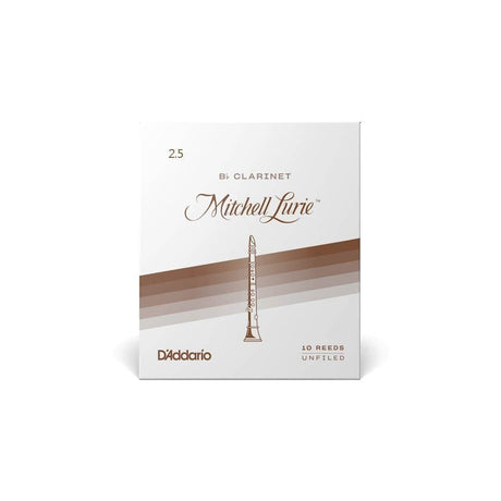 Mitchell Lurie Single Bb Clarinet Reed 2.5 Brass/Woodwind Accesories D'Addario - RiverCity Rockstar Academy Music Store, Salem Keizer Oregon