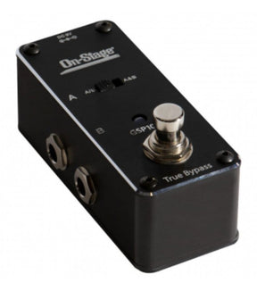 On-Stage ABY Switcher Pedal Pedals On Stage - RiverCity Rockstar Academy Music Store, Salem Keizer Oregon