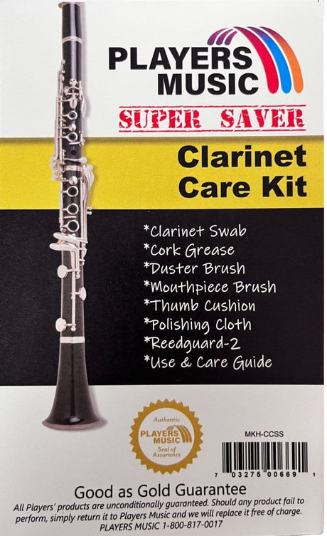 Players Supersaver Comp Clarinet Care Kit Brass/Woodwind Accesories Players Music - RiverCity Rockstar Academy Music Store, Salem Keizer Oregon