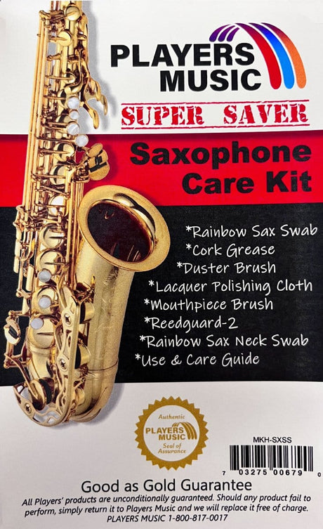 Players Supersaver Sax Care Kit Brass/Woodwind Accesories Players Music - RiverCity Rockstar Academy Music Store, Salem Keizer Oregon
