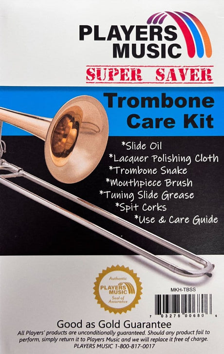 Players Supersaver Trombone Care Kit Brass/Woodwind Accesories Players Music - RiverCity Rockstar Academy Music Store, Salem Keizer Oregon