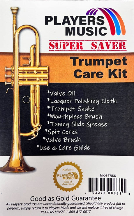 Players Supersaver Trumpet Care Kit Brass/Woodwind Accesories Players Music - RiverCity Rockstar Academy Music Store, Salem Keizer Oregon