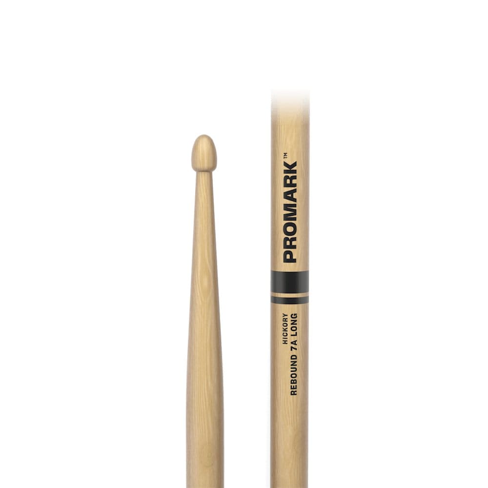 Promark Rebound 7A Long Hickory Wood Tip Sticks D'Addario - RiverCity Rockstar Academy Music Store, Salem Keizer Oregon