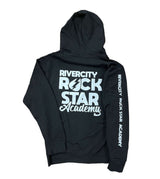 RiverCity Hoodie Black Stacked Logo Apparel RiverCity Music Store - RiverCity Rockstar Academy Music Store, Salem Keizer Oregon
