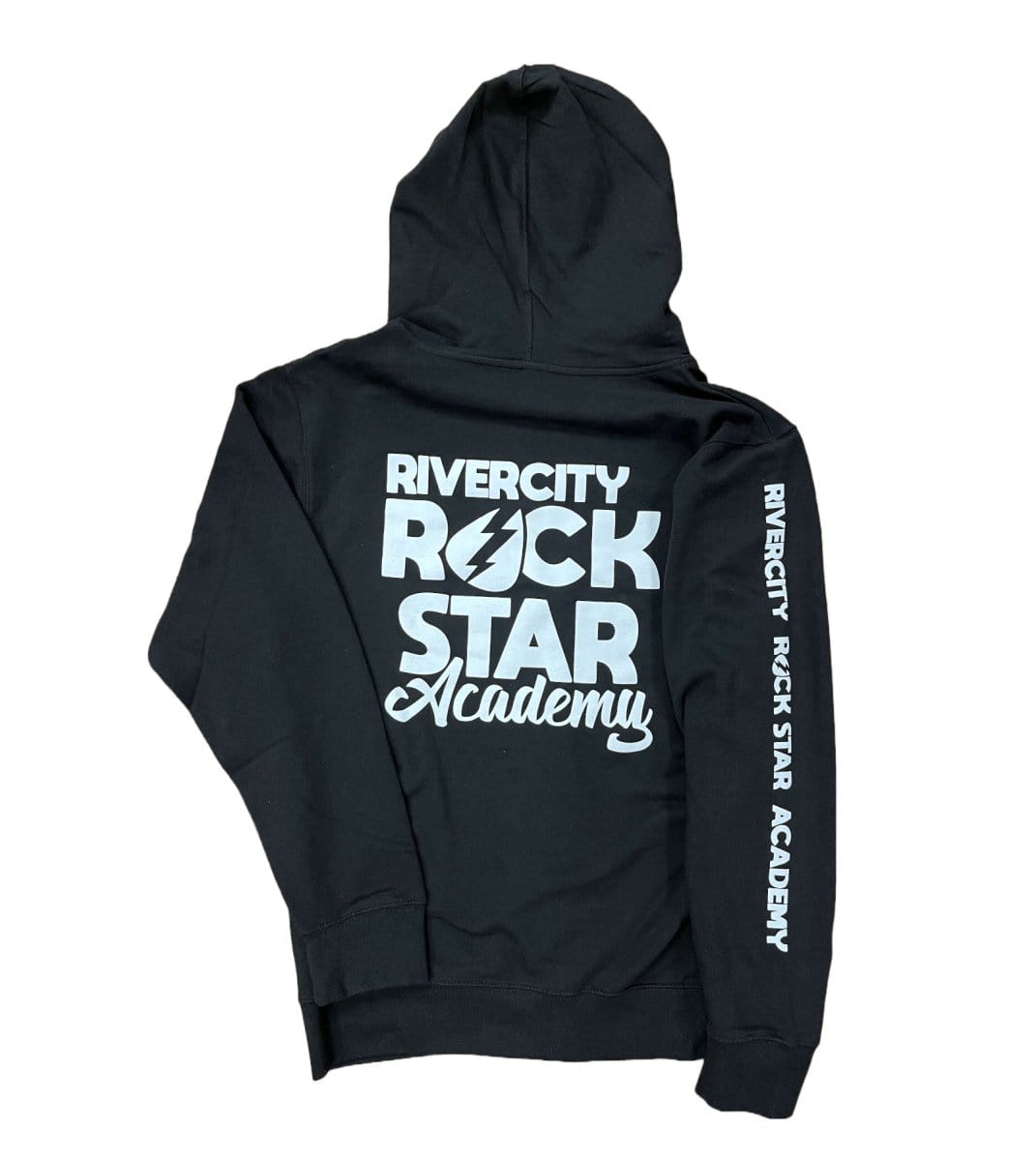 RiverCity Hoodie Zip-Up Stacked Logo Apparel RiverCity Music Store - RiverCity Rockstar Academy Music Store, Salem Keizer Oregon