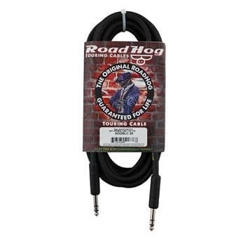 RoadHog 10' 1/4"TRS-1/4"TRS Cable Guitar/Bass Accessories ACT Entertainment - RiverCity Rockstar Academy Music Store, Salem Keizer Oregon