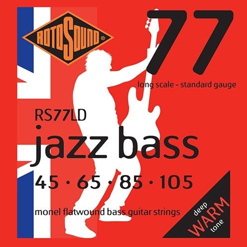 Rotosound 77 Jazz Bass (45-105) Monel Flatwound Bass Strings Bass Strings RotoSound - RiverCity Rockstar Academy Music Store, Salem Keizer Oregon