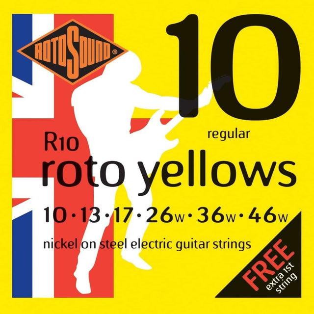 Rotosound R10 (10-46) Nickel Wound Electric Guitar Strings Electric Guitar Strings RotoSound - RiverCity Rockstar Academy Music Store, Salem Keizer Oregon