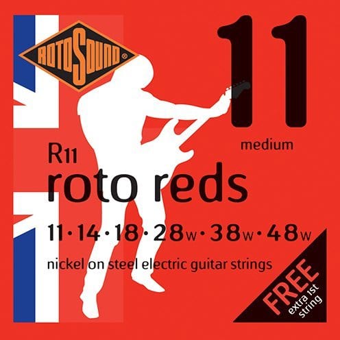 RotoSound R11 (11-48) Nickel Wound Electric Guitar Strings Electric Guitar Strings RotoSound - RiverCity Rockstar Academy Music Store, Salem Keizer Oregon