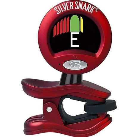 Silver Snark Red Instrument Tuner Tuners Snark - RiverCity Rockstar Academy Music Store, Salem Keizer Oregon