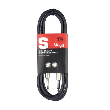 Stagg 10' Straight Instrument Cable Guitar/Bass Accessories Stagg - RiverCity Rockstar Academy Music Store, Salem Keizer Oregon