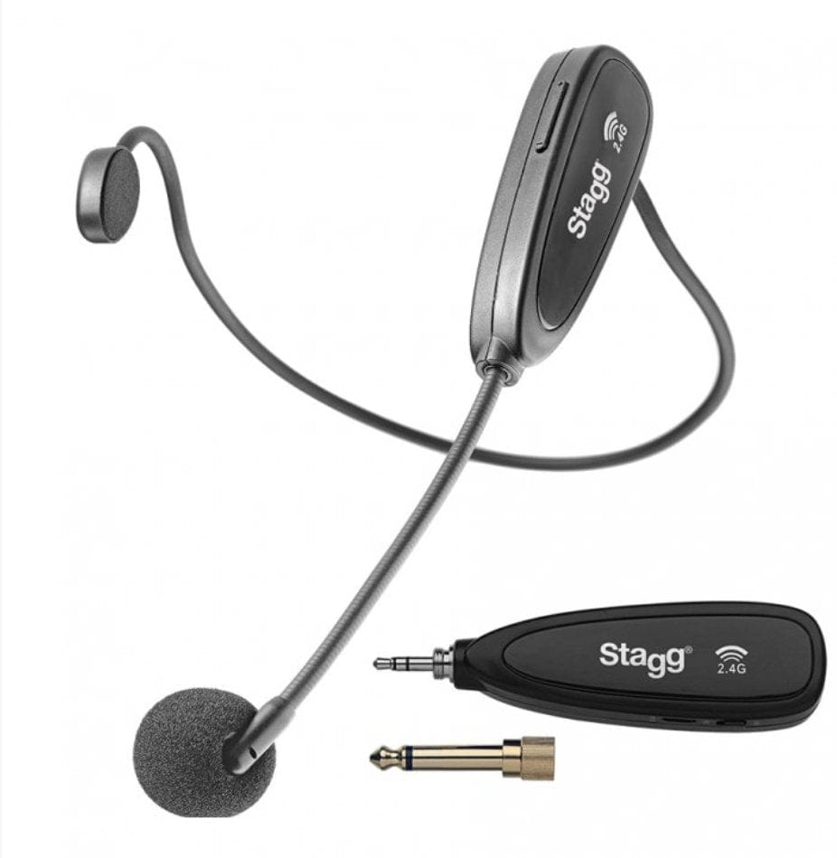 Stagg 2.4GHZ Wireless Headset System Microphones Stagg - RiverCity Rockstar Academy Music Store, Salem Keizer Oregon